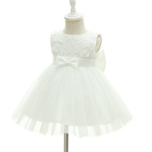 AHAHA Baby Girl Bautizo Bautismo Largo Hueco Vestido de Estilo Princesa de la Boda Vestidos Formales