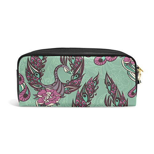 Ahomy Estuche Portatodo Mítico Pájaro Grande Capacit Estudiante Bolígrafo Cartera Cosmético Maquillaje Bolsa para Mujer