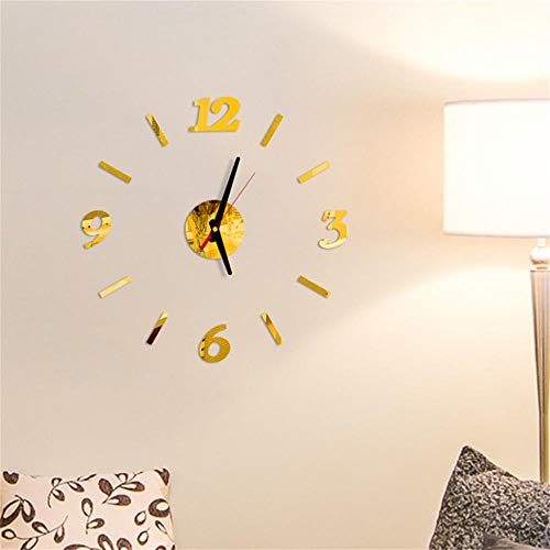 aifengxiandonglingbaihuo Nuevos Relojes de Pared con Espejo 3D DIY Que Viven la Aguja de Europa decoración del hogar Reloj Moderno 325 W, RD, China