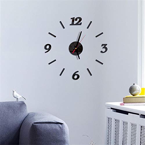 aifengxiandonglingbaihuo Nuevos Relojes de Pared con Espejo 3D DIY Que Viven la Aguja de Europa decoración del hogar Reloj Moderno 325 W, RD, China