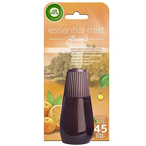 Air Wick Essential Mist Duplo Ambientador Fragancia Explosión Cítrica - 2 Recambios