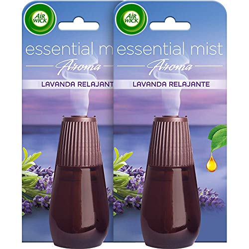 Air Wick Essential Mist Duplo Ambientador fragancia lavanda - 2 recambios