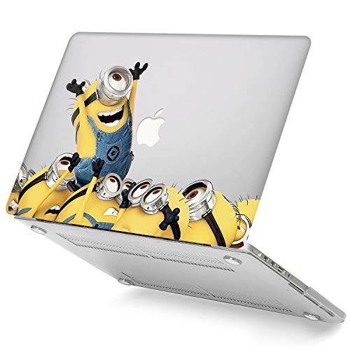 AJYX Funda para MacBook Air 13, [Serie Anime] Carcasa Rígida Protectora de Plástico Duro para MacBook Air 13.3" Modelo A1466 / A1369, Versión 2010-2017 - JR158 Minions