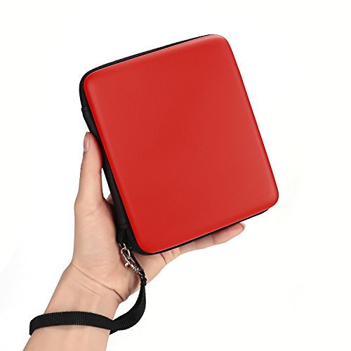 AKWOX [Rojo] Funda Nintendo 2DS, Funda de Transporte para Nintendo 2DS