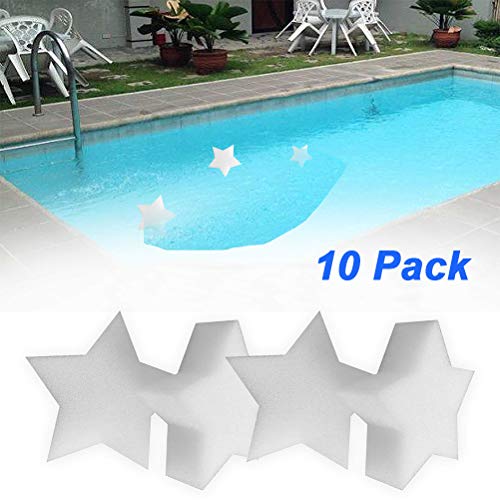 ALBEFY 10 PCS de Esponja Absorbente de Aceite, Súper Absorción, Esponja de Limpieza en Forma de Estrella, Herramienta Limpia para la Cocina de la Piscina