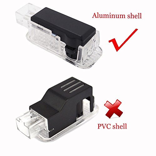 ALBRIGHT 4 x Proyector LED de Puerta de Coche proyector Bienvenido l¨¢mpara luz