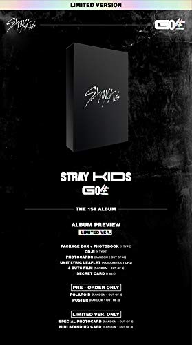 Álbum GO生 de Stray Kids, edición limitada, pedido anticipado + póster plegado + set de fotografías adicional