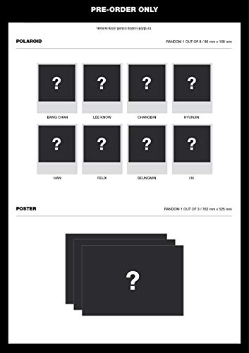Álbum GO生 de Stray Kids, edición limitada, pedido anticipado + póster plegado + set de fotografías adicional
