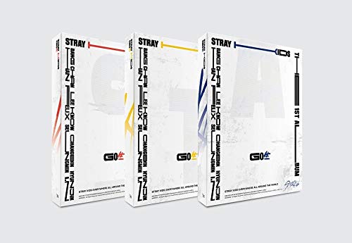 Álbum GO生 (Vol. 1) de Stray Kids, edición estándar + ventaja por pedido anticipado + póster plegado + set de fotografías adicional (ver. B)
