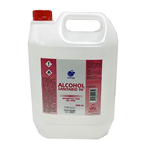 Alcohol Sanitario 96º - Garrafa 5 litros