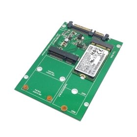 Alda PQ® Premium - Beamerlampen Adaptador USB 3.0 a SATA 22pin Disco duro de 2.5 "a 2 en 1 Combo Mini PCI-E 2 Lane M.2 NGFF y MSATA SSD Convertidor