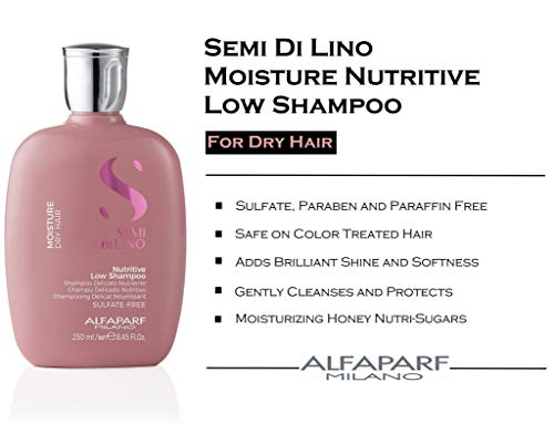 ALFAPARF Semi Di Lino Moisture Nutritive Low Shampoo 250 Ml 250 ml