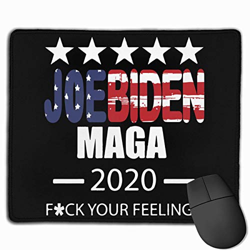 Alfombrilla De Teclado,Alfombrilla De Ratón Joe Biden Maga 2020 F-CK Your Feelings, Alfombrilla De Ratón para Juegos Suave Y Duradera para Decoración De Oficina En Casa,30X25cm