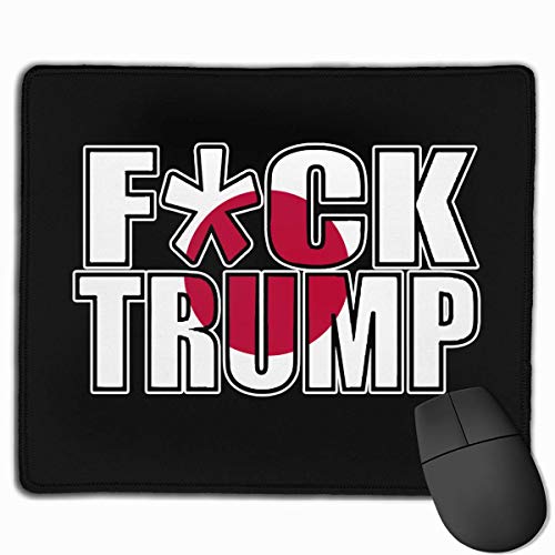 Alfombrilla Raton,Alfombrilla De Juego con La Bandera De Japón De F-CK Trump, Alfombrilla De Goma Rectangular De Moda De Primera Calidad para La Decoración Casera De La Pc,18cmx22cm