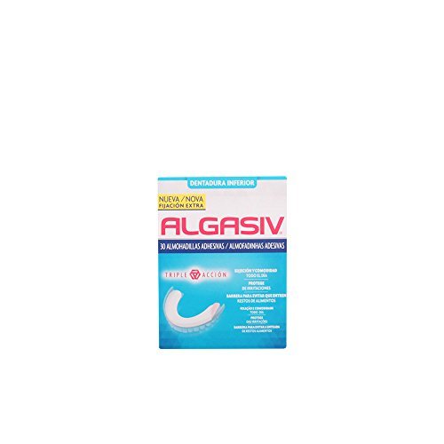 Algasiv Almohadillas Adhesivas Dentadura Inferior 30 Unidades by ALGASIV