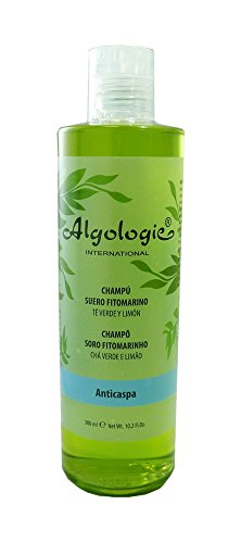 Algologie International Champú Suero Fitomarino, Anticaspa, con Melaleuca y Té Verde - 300 ml