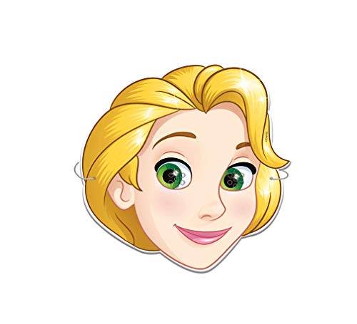 ALMACENESADAN 014000964, Pack 6 caretas Disney Princesas Adventure; Producto de cartón