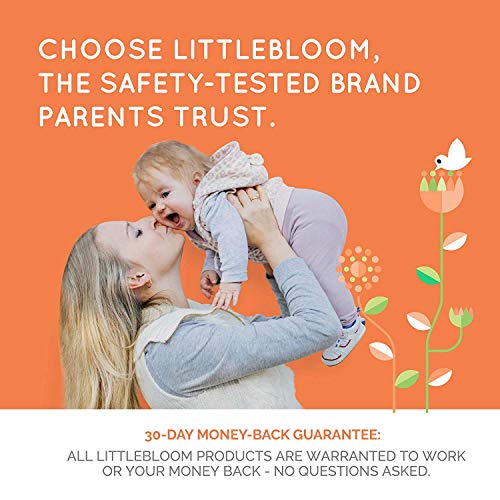 Almohada para Niños Pequeños Littlebloom - Almohada para Niños Hipoalergénica y con Certificación de No Tóxica - con Bolsa de Viaje para Niños de más de 18 Meses para Reducir la Presión Craneal