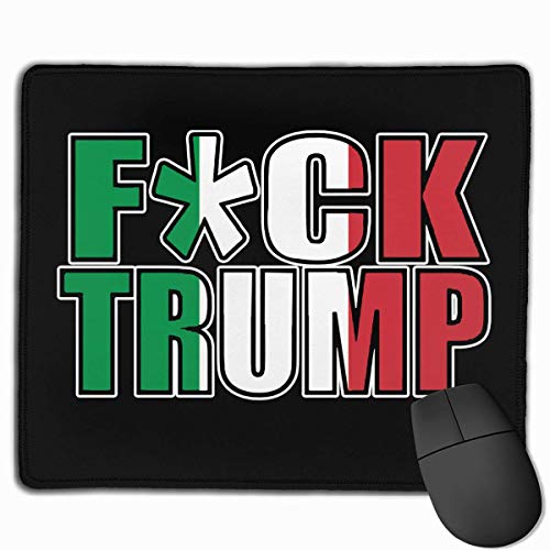 Almohadilla De Juego,Alfombrillas De Ratón con La Bandera De F-CK Trump Italia, Alfombrilla De Juego De Escritorio Lavable Suave para La Decoración Casera De La Pc,22x18cm