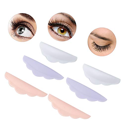 Almohadillas de extensión de pestañas de 3 pares, almohadillas para ojos, parche para ojos de hidrogel, almohadillas para debajo de los ojos profesionales para herramientas de maquillaje