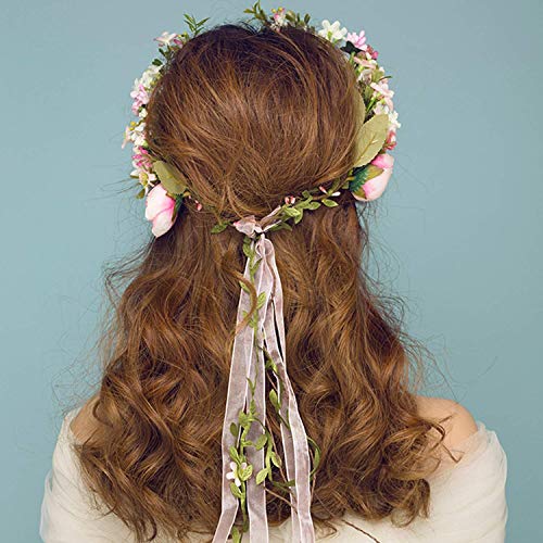 Amajoy - Guirnalda Artificial de 100 Metros de imitación de Hojas de follaje para Colgar Plantas, decoración para el hogar, jardín, rústico, Boda, Fiesta, Corona y decoración de Flores, Color Verde