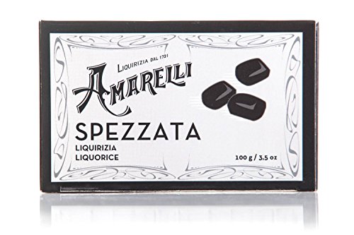 Amarelli Regaliz - Spezzata - Regaliz Puro Sin Aromas En Trozos Irregulares - 100 gr