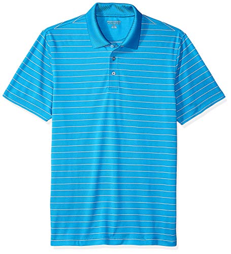 Amazon Essentials - Polo de golf de corte entallado y secado rápido para hombre, Azul (Electric Blue), US XS (EU XS)