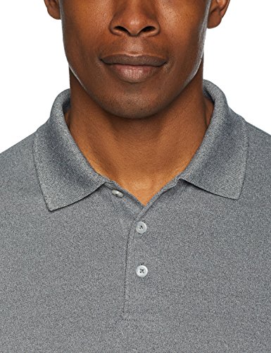 Amazon Essentials Slim-fit Quick-Dry Golf Polo Shirt, Gris Heather Grey), Medium (Talla del fabricante:):)