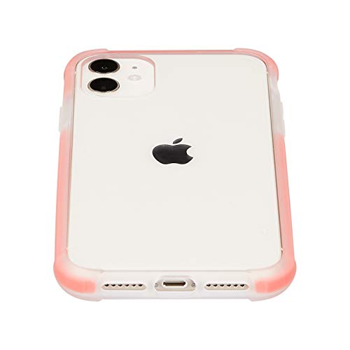 AmazonBasics - Funda protectora para iPhone 11, TPU+TPE+PC (rojo), antiarañazos
