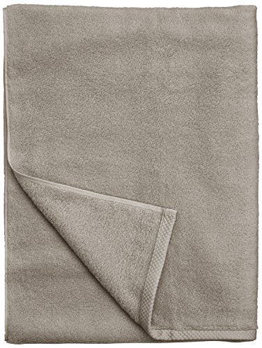 AmazonBasics - Juego de 4 toallas de secado rápido, 2 toallas de baño y 2 toallas de mano - Gris