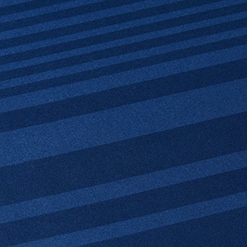 AmazonBasics - Juego de funda nórdica de microfibra ligera de microfibra, 260 x 220 cm, Azul real raya (Royal Blue Calvin Stripe)