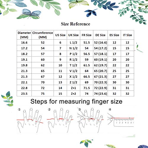 Amody 1 par Anillo Boda Acero Inoxidable Anillo Cepillado y Anillo de Circonio Cúbico Apilable Anillos de Acero Inoxidable Mujer 12 Hombre 15