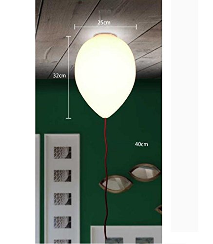 AMZH Lámpara Moderna de Techo Simple Estudio Balcón Restaurante Individualidad Creativa Dormitorio de niños Lámpara de Techo de Globo 25Cm E27 110V 220V