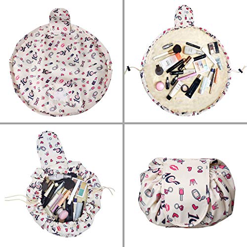 ANDERK 4 Piezas Neceser Viaje Mujer Bolsa Aseo Neceser Niña Bolsas de Cosméticos Neceser Maquillaje Mujer