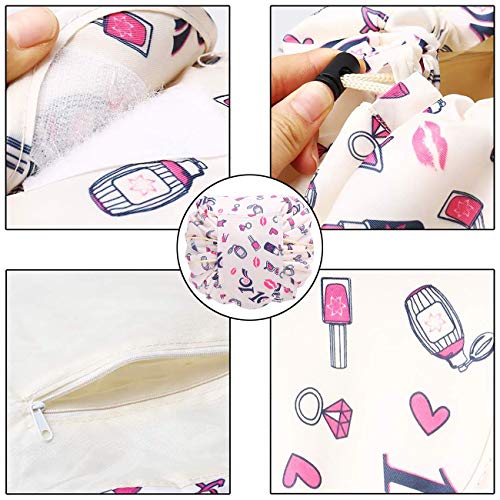 ANDERK 4 Piezas Neceser Viaje Mujer Bolsa Aseo Neceser Niña Bolsas de Cosméticos Neceser Maquillaje Mujer