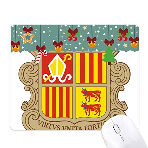 Andorra La Vella Andorra - Alfombrilla de ratón con emblema nacional de Andorra
