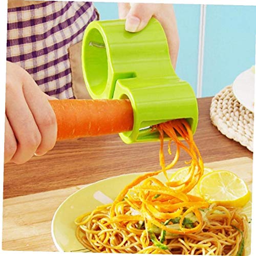 Angoter Spiralizer Espiral máquina de Cortar el calabacín Espagueti pastas espirales Fabricante Cortador pelador de Verduras Novedades para la Cocina Cortador Peeler