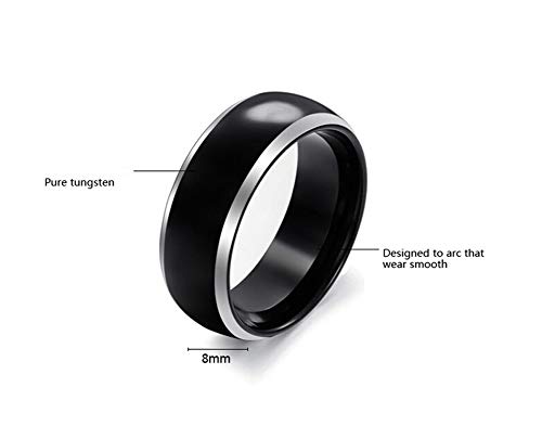 Anillo de acero de tungsteno, diseño coreano de moda de tungsteno, para hombre, original simple, joyería de varias tendencias., 123, color, 10