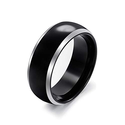 Anillo de acero de tungsteno, diseño coreano de moda de tungsteno, para hombre, original simple, joyería de varias tendencias., 123, color, 10