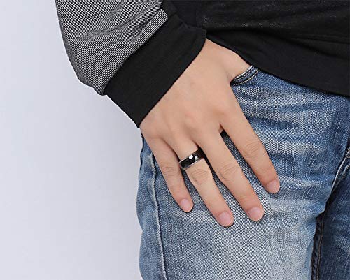 Anillo de acero de tungsteno, diseño coreano de moda de tungsteno, para hombre, original simple, joyería de varias tendencias., 123, color, 10