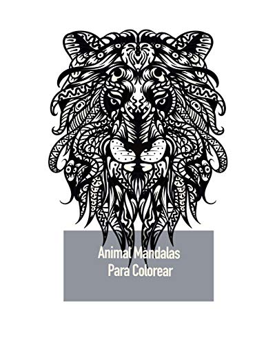 Animal Mandalas Para Colorear: Dibujos para colorear para los adultos con un canguro, la vaca, búhos y muchos otros