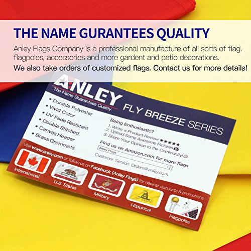 Anley Pack de 2 Fly Breeze Bandera de España de 3x5 pies - Color Vivo y Resistente a la decoloración UV - Encabezado de Lona y Doble Costura - Banderas Nacionales españolas Poliéster
