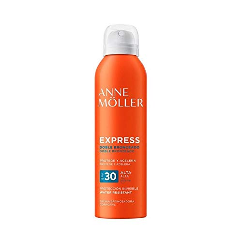 Anne Möller Express Doble Bronceado - Spray con SPF30, Resistente al agua, 200 ml
