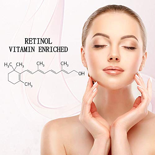 Anself 50ml Crema Facial Retinol 2.5% Hidratante Ácido Hialurónico Antiaging Eliminar Arrugas Vitamina E Colágeno Crema Blanqueadora Suave