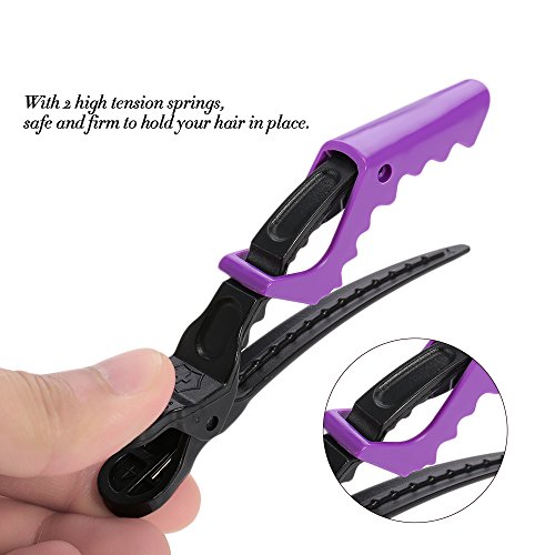 Anself - Pinzas Clips de Cabello de Peluquería (10 Piezas Per Set)