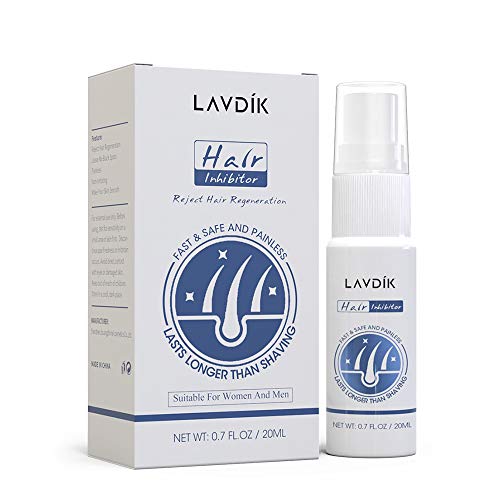 Anself Spray supresor de cabello 20ml Spray inhibidor de cabello Depilación sin dolor e irritación Adecuado tanto para hombres como para mujeres