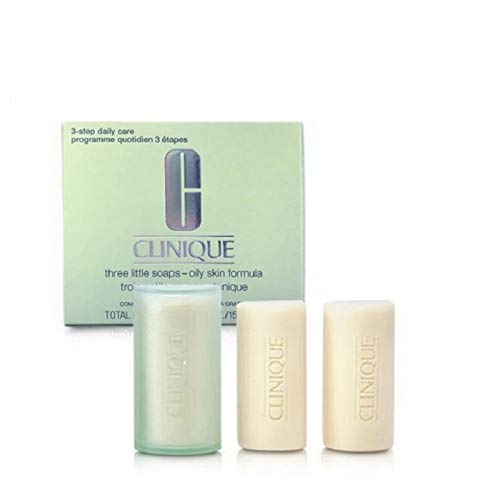 ANTI-BLEMISH 3 pequeños jabones para cara y cuerpo con jabonera Piel grasosa 150 g