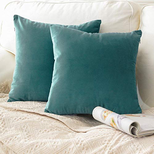 AQGELBZ Nordic Hug Pillowcase Square Velvet Cushion Sofa Living Room Cushion Pillow@Fragrant Yellow_30*50 Pillowcase Without Core