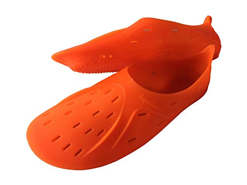 Aqualander Zen Beach or Water Shoes: Orange Fluo - EU Size: 43 (276mm): Walk & Dive & Swimm Seamlessly