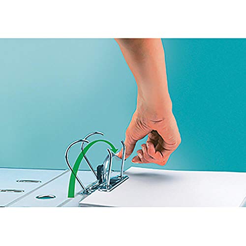 ARCHIVADOR Palanca LEITZ Wow A4 180 80mm Turquesa Metalizado